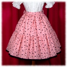 Skirt #11340 - Two-Tier Skirt (SK03-TR01) w/ Pink Cat Melody