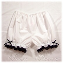 Undergarment #15488 - Drawers (DR01-TR01) w/ White Cotton Poplin Solid