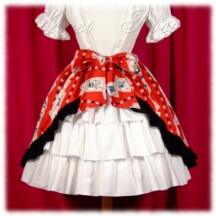 Skirt #18461 - Princess Skirt (SK04-TR02) w/ Red Alice Cards
