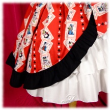 Skirt #18461 - Princess Skirt (SK04-TR02) w/ Red Alice Cards