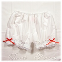 Undergarment #19891 - Drawers (DR01-TR01) w/ White Cotton Poplin Solid