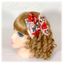 Accessory #21023 - Bow Headband (HB02-TR01) w/ Red Alice Cards