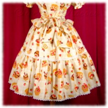 Skirt #22036 - Two-Tier Skirt (SK03-TR04) w/ Cream White Sweets and Lace