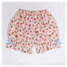 Undergarment #41373 - Long Drawers (DR02-TR00) w/ Off White Ice Cream