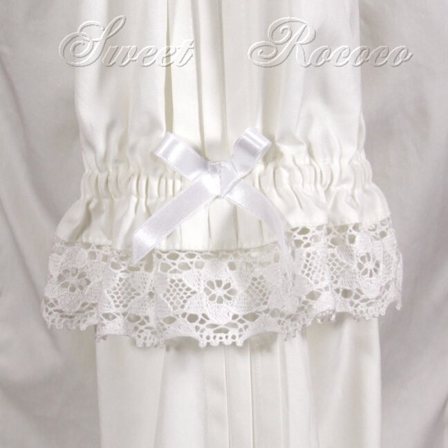 Off White Frills and Florets Pintuck Blouse