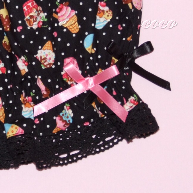 Black Ice Cream Bloomers