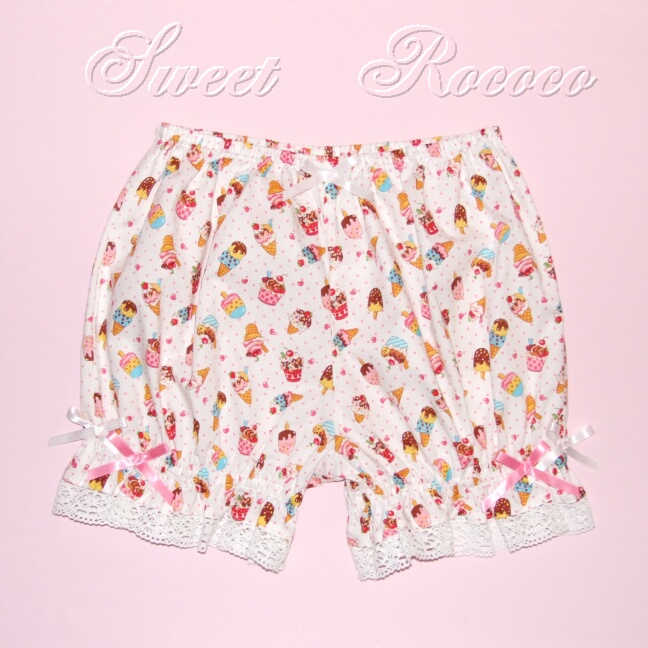 White Ice Cream Bloomers