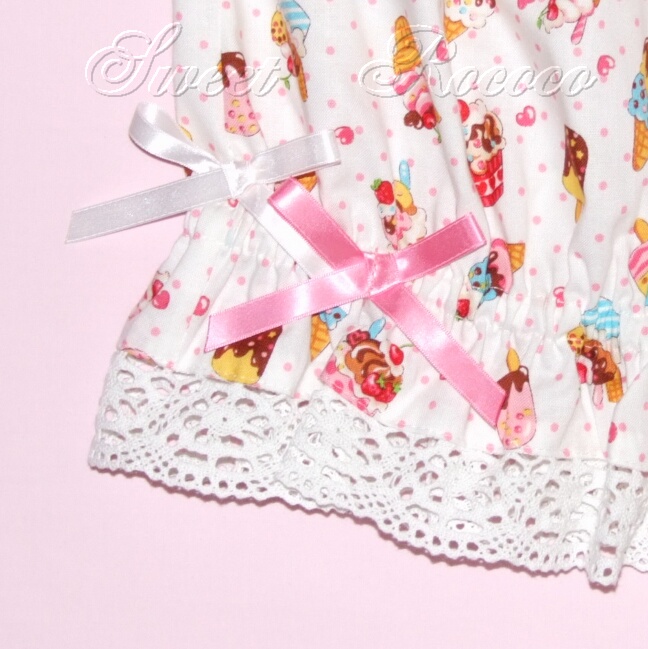 White Ice Cream Bloomers