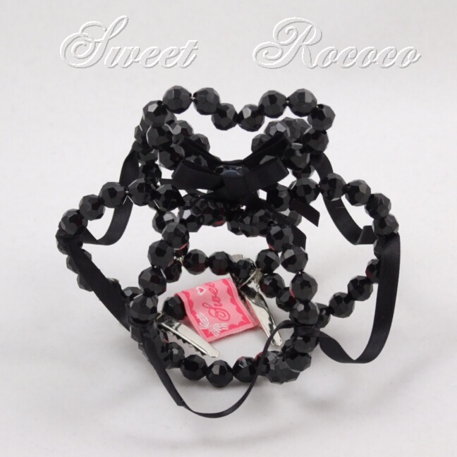 Black Royal Princess Satin Crown