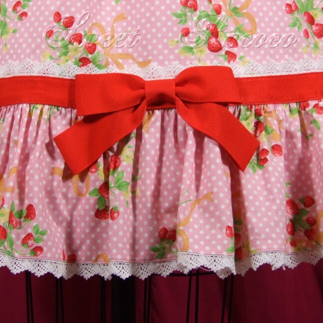 Pink Strawberry Splendor Skirt