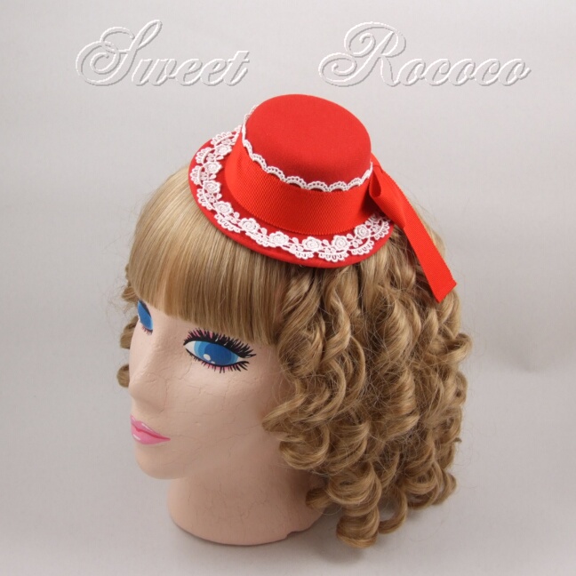 Red Garden Party Hat
