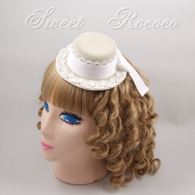 Ivory Garden Party Hat